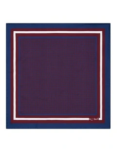 Briarfield Pocket Square in Burgundy