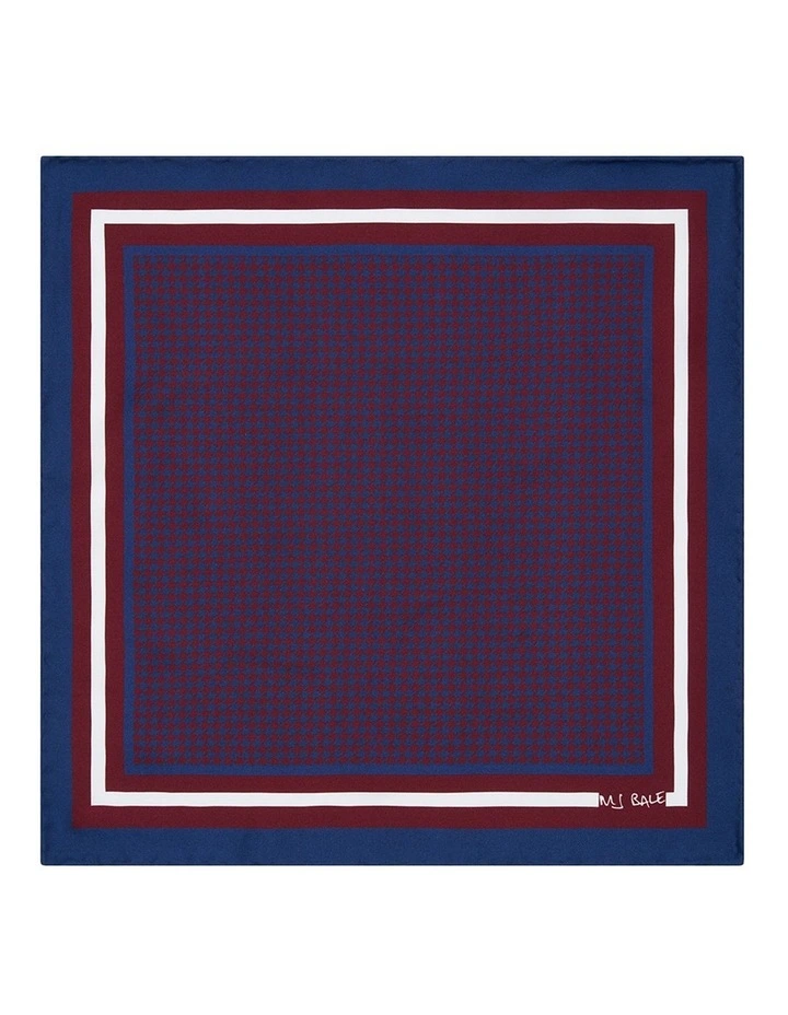 Briarfield Pocket Square in Burgundy image 1