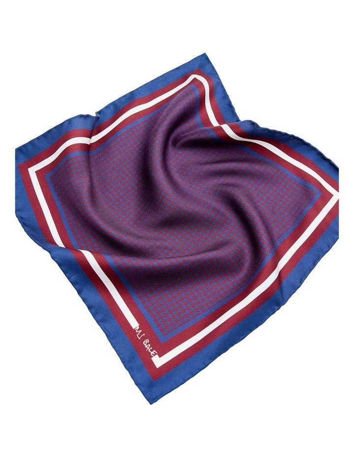 Briarfield Pocket Square in Burgundy image 2