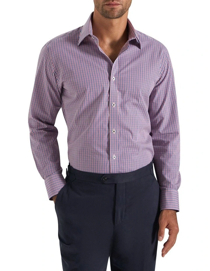 Broome Shirt in Cherry Navy image 1