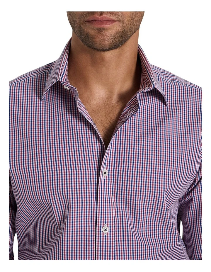 Broome Shirt in Cherry Navy image 4