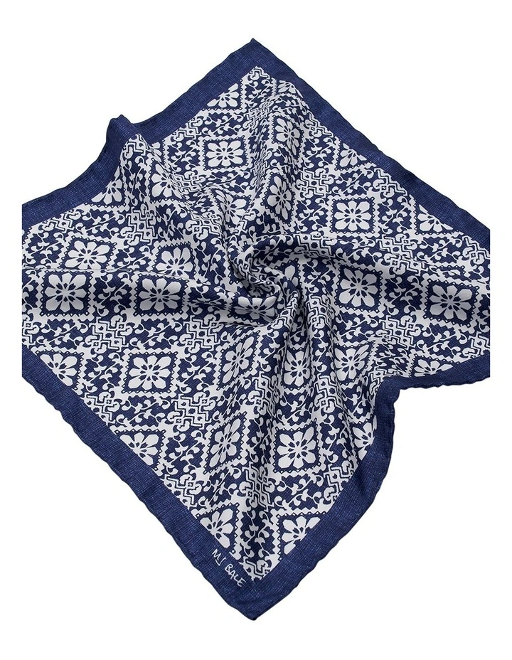 Casablanca Pocket Square in Denim image 2
