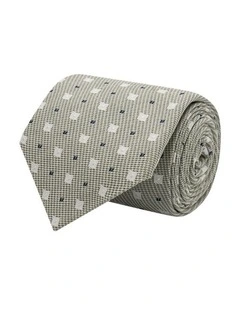 Dallamano Tie in Green Navy White