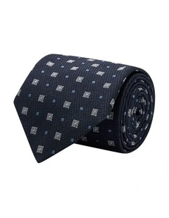 Dallamano Tie in Navy Sky
