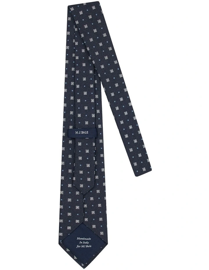 Dallamano Tie in Navy Sky image 3