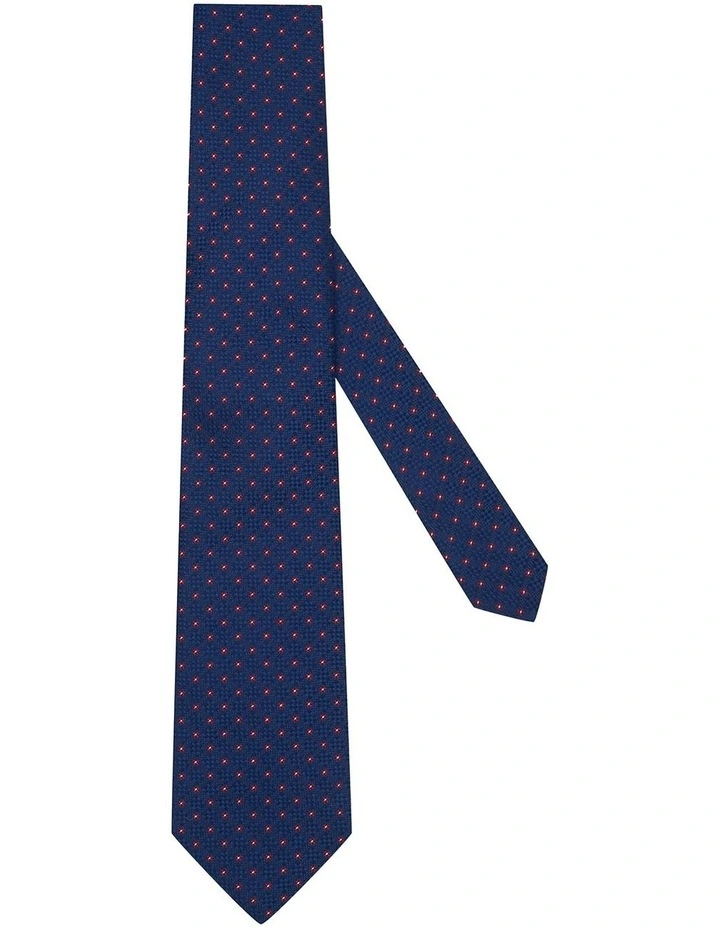 Ellerton Tie in Navy Red image 2
