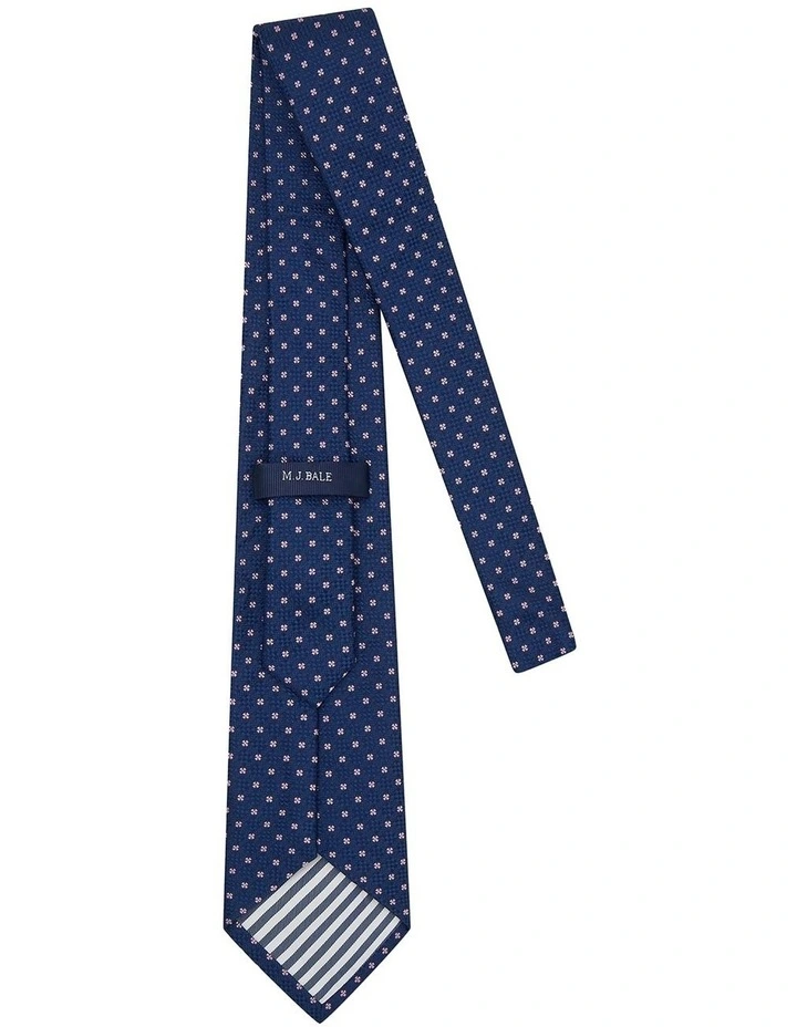 Ellerton Tie in Navy Pink image 3