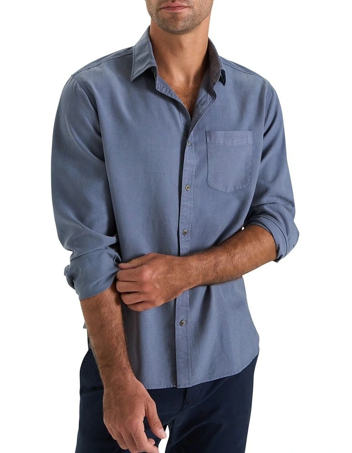 Equinox Shirt in Blue Fog image 2