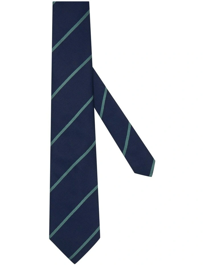Fenshaw Tie in Navy Green image 2