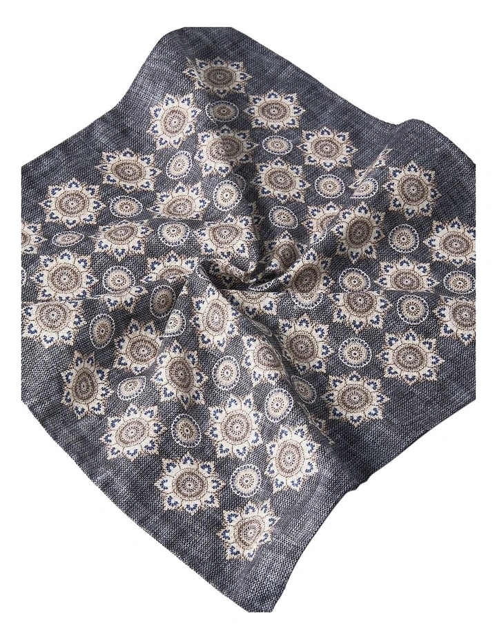 Ferraresi Pocket Square in Dark Blue image 2