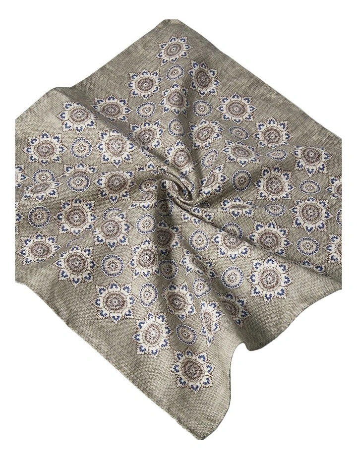 Ferraresi Pocket Square in Green image 2