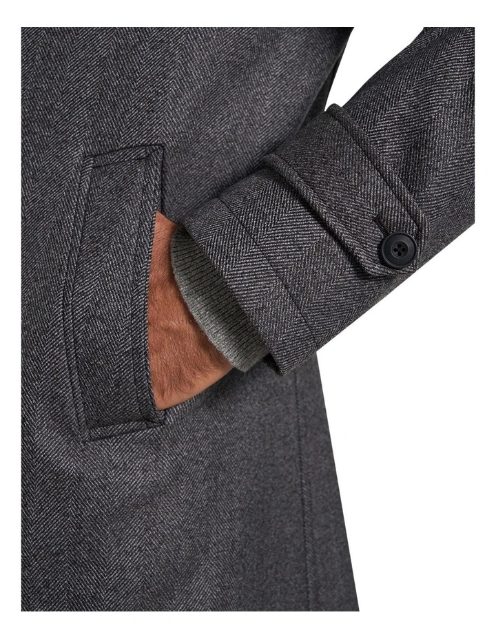 Fingal Coat in Brown Taupe image 4