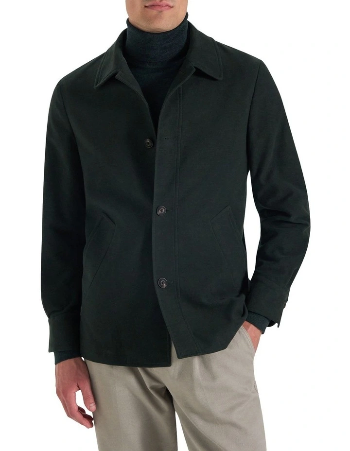 Flinders Moleskin Jacket in Green image 2