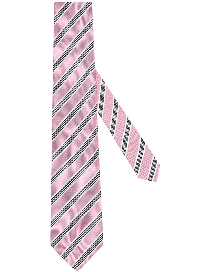 Gabrielli Tie in Pink Navy image 1