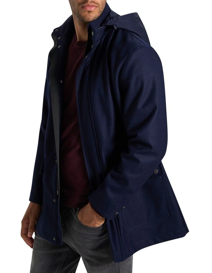 Ginsburg Wool Parka in Midnight image 2