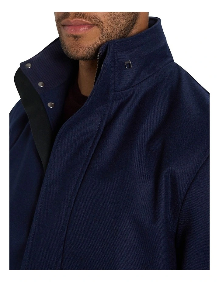 Ginsburg Wool Parka in Midnight image 4