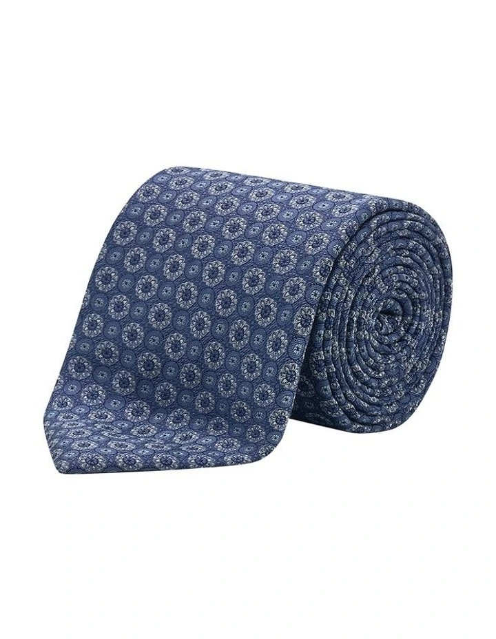 Harrowden Tie in Mid Blue image 1