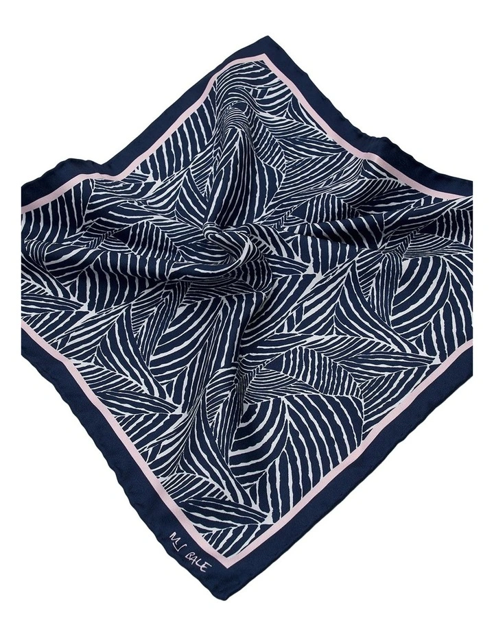 Hollinby Pocket Square in Navy image 2