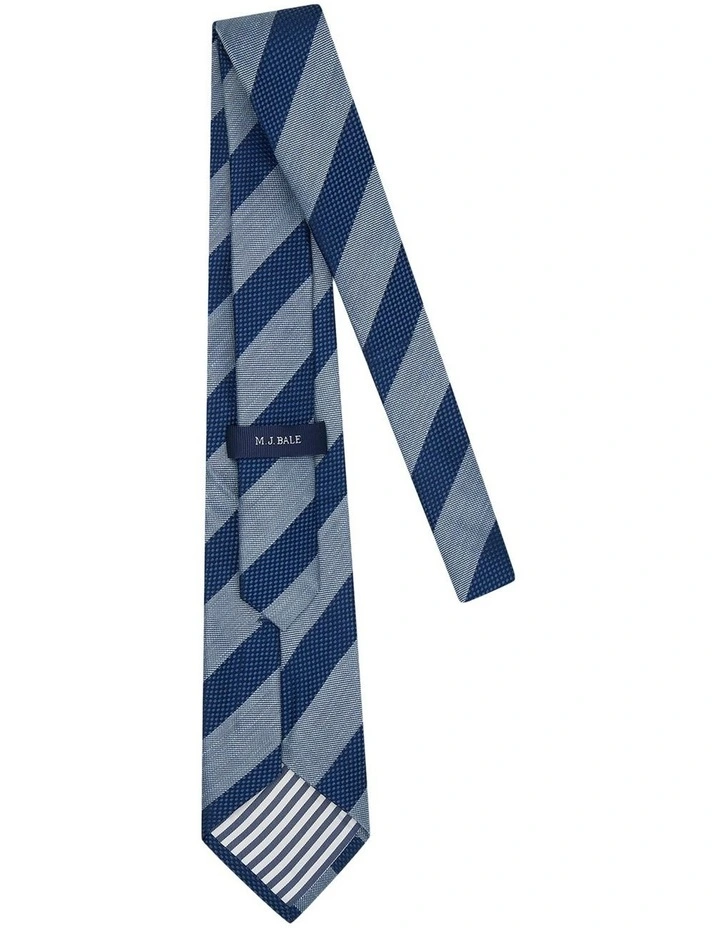 Kingswell Tie in Navy Light Blue image 3