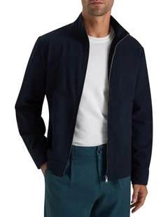 Langley Seersucker Jacket in Navy