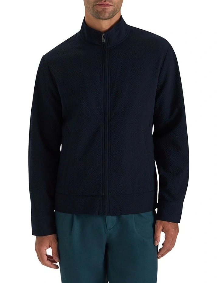 Langley Seersucker Jacket in Navy image 2