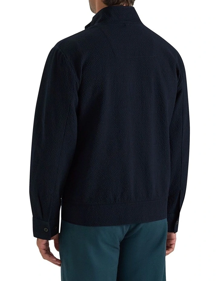 Langley Seersucker Jacket in Navy image 3