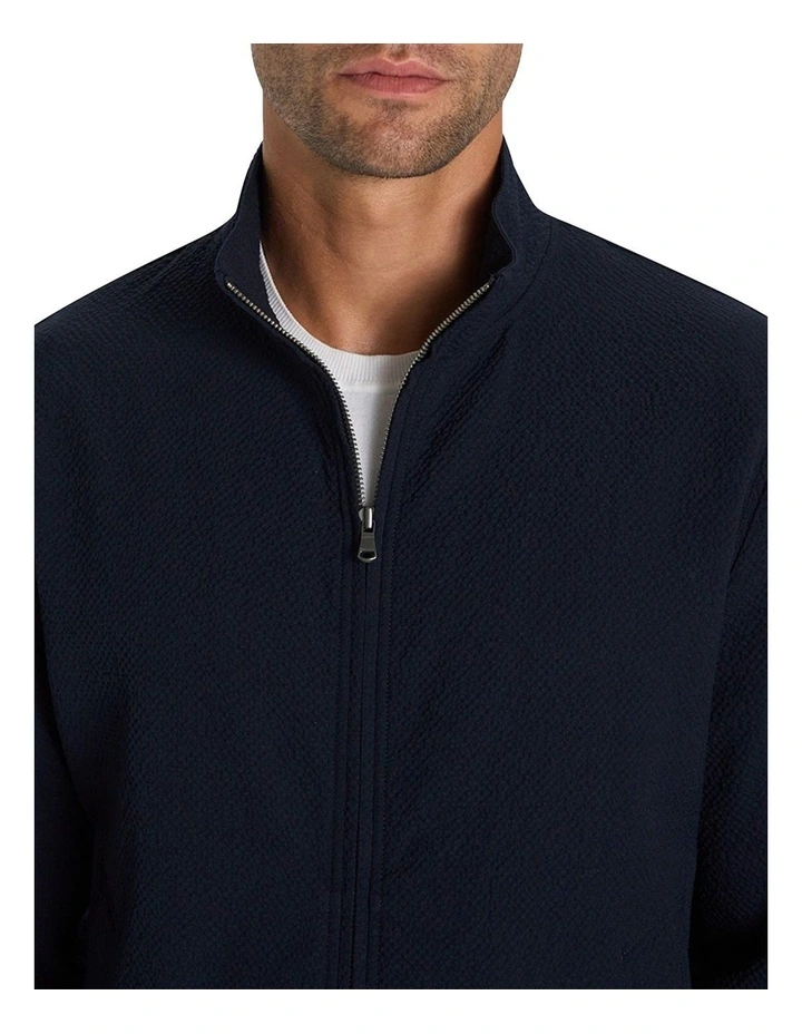 Langley Seersucker Jacket in Navy image 4