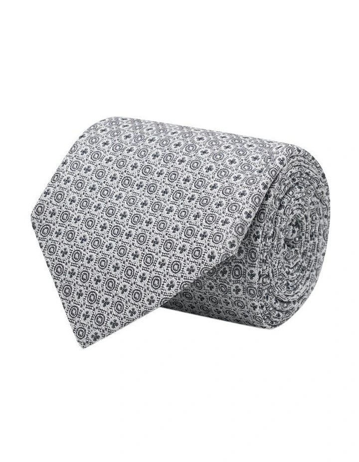 Lucenti Tie in Grey Navy image 3