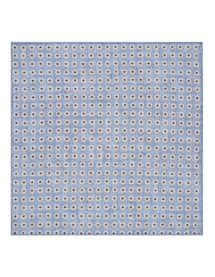Lunardo Pocket Square in Blue image 2