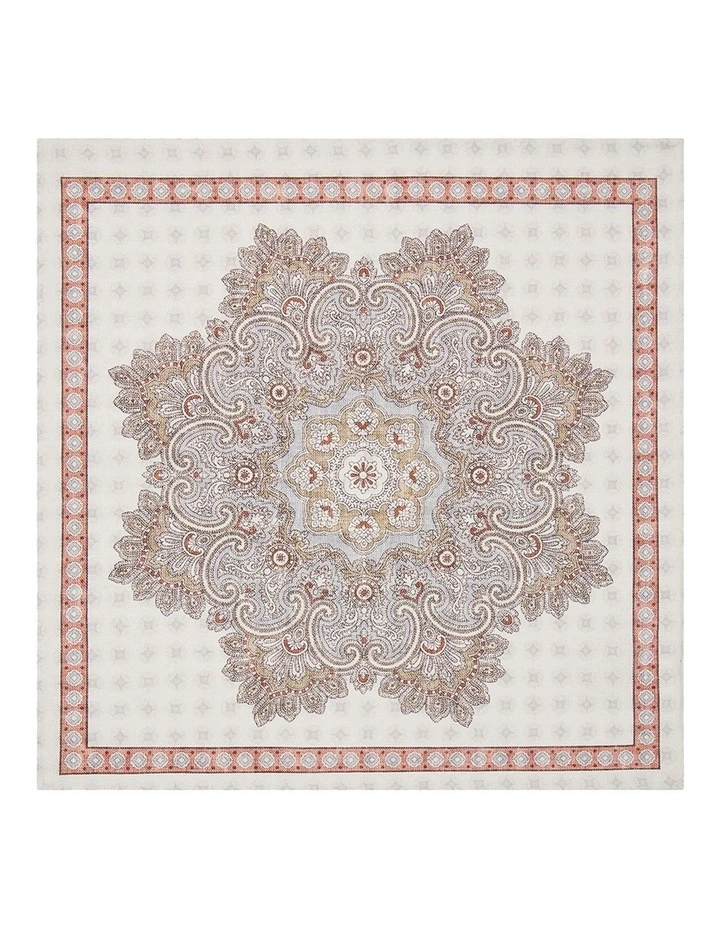 Lunardo Pocket Square in White Peach image 1