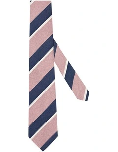 Mantica Tie in Navy Pink