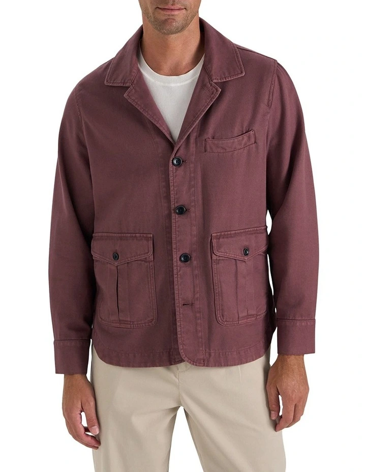 Marais Worker Jacket in Frosted Cherry image 1