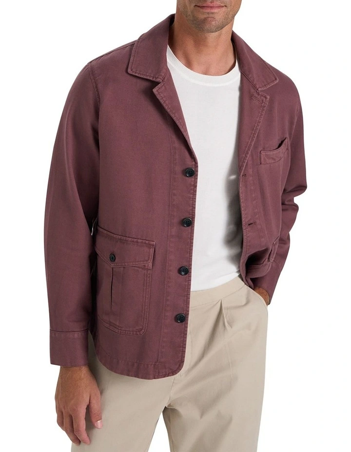 Marais Worker Jacket in Frosted Cherry image 2