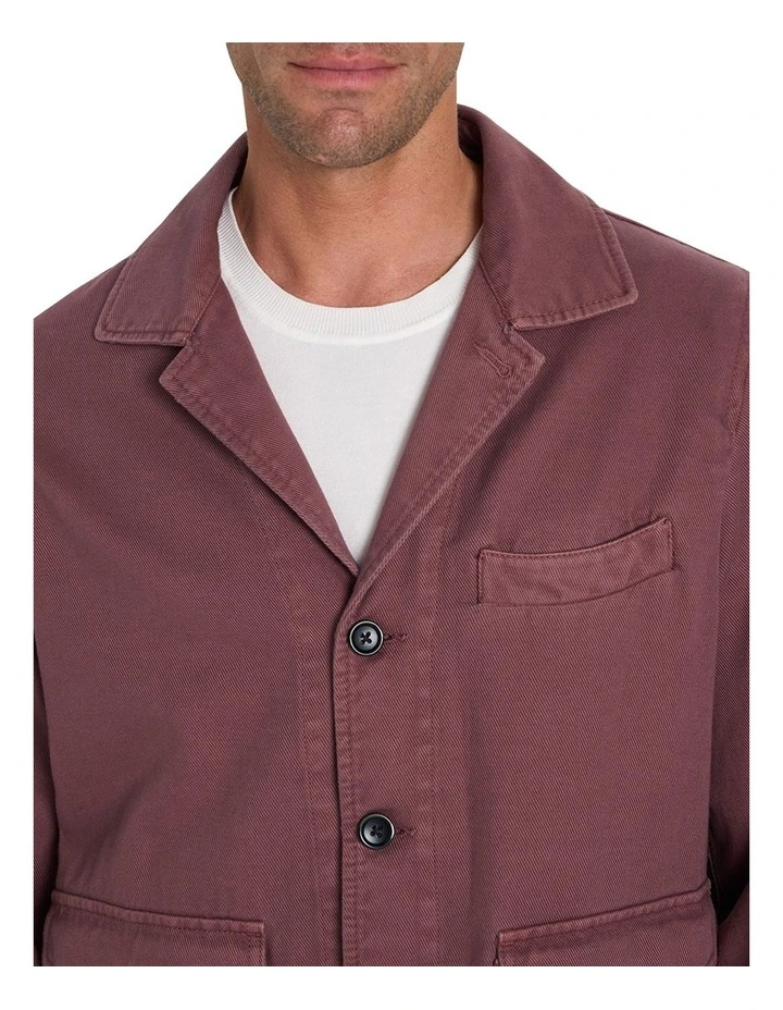 Marais Worker Jacket in Frosted Cherry image 4