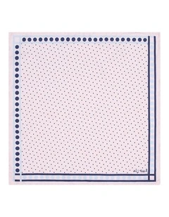 Marcombe Pocket Square in Pink