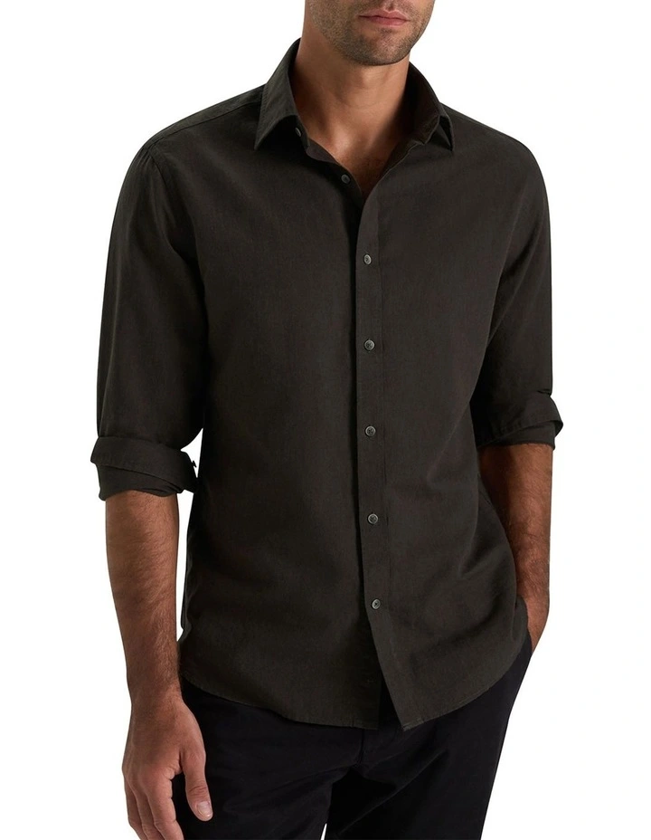 Martelly Shirt in Downtown Brown image 2