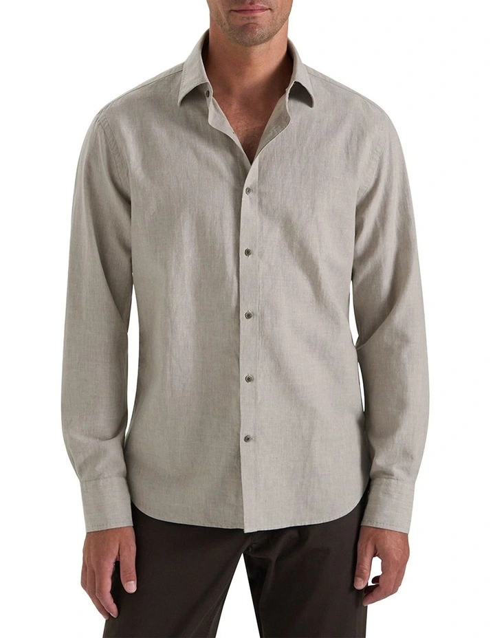 Martelly Shirt in Nomad Latte image 1