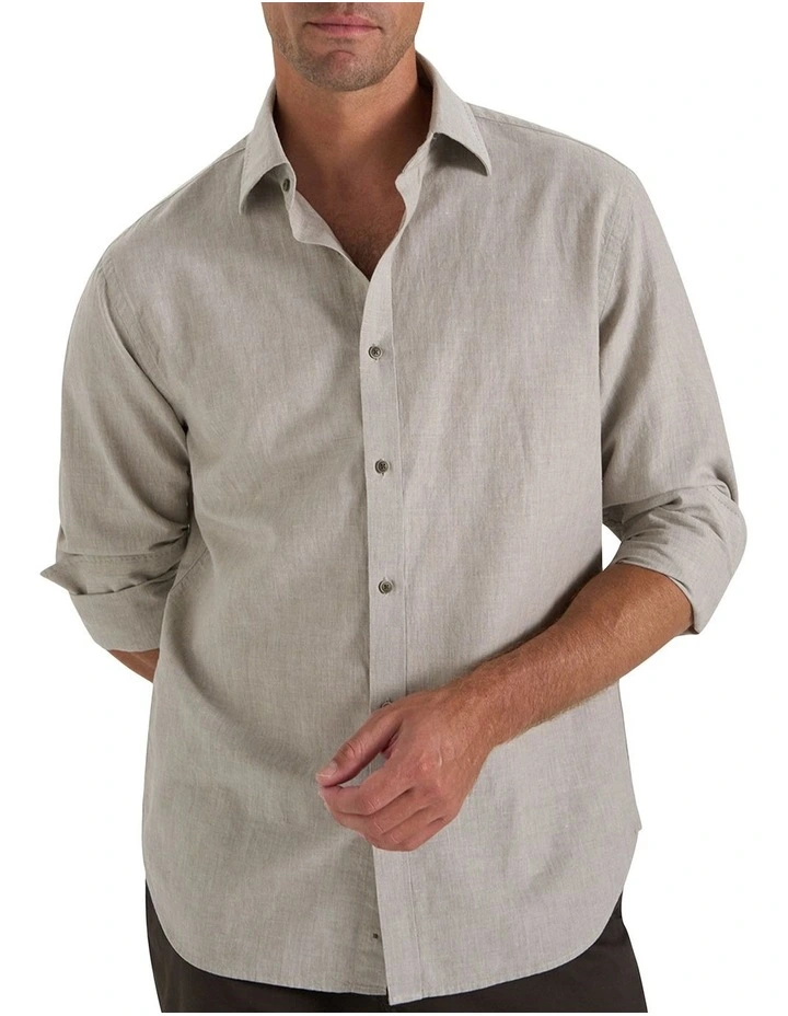 Martelly Shirt in Nomad Latte image 2