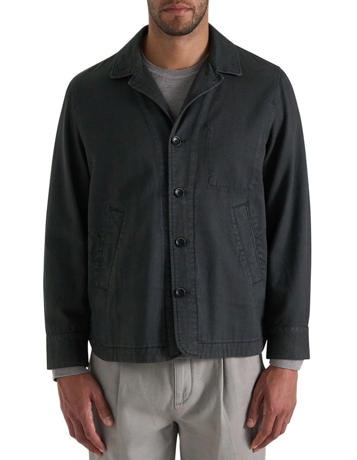 Marvin Worker Jacket in Terrain Carbon image 2