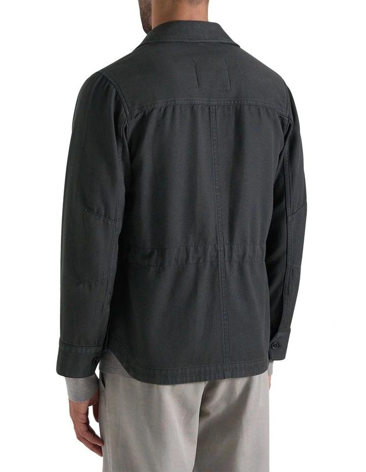 Marvin Worker Jacket in Terrain Carbon image 3