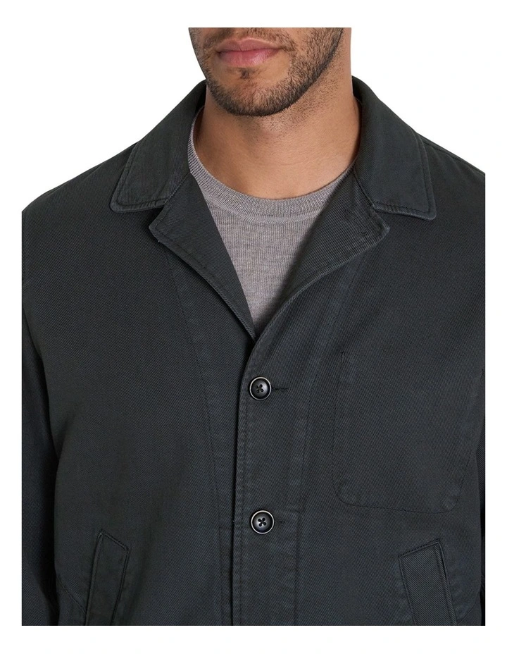 Marvin Worker Jacket in Terrain Carbon image 4