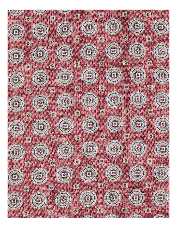 Masserini Pocket Square in Blue Red image 3