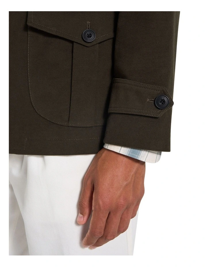 Mawson Moleskin Jacket in Khaki image 5