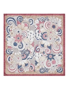 Montelano Pocket Square in Red