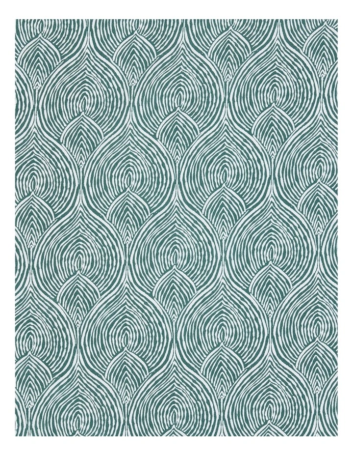 Morgan Pocket Square in Green White image 3