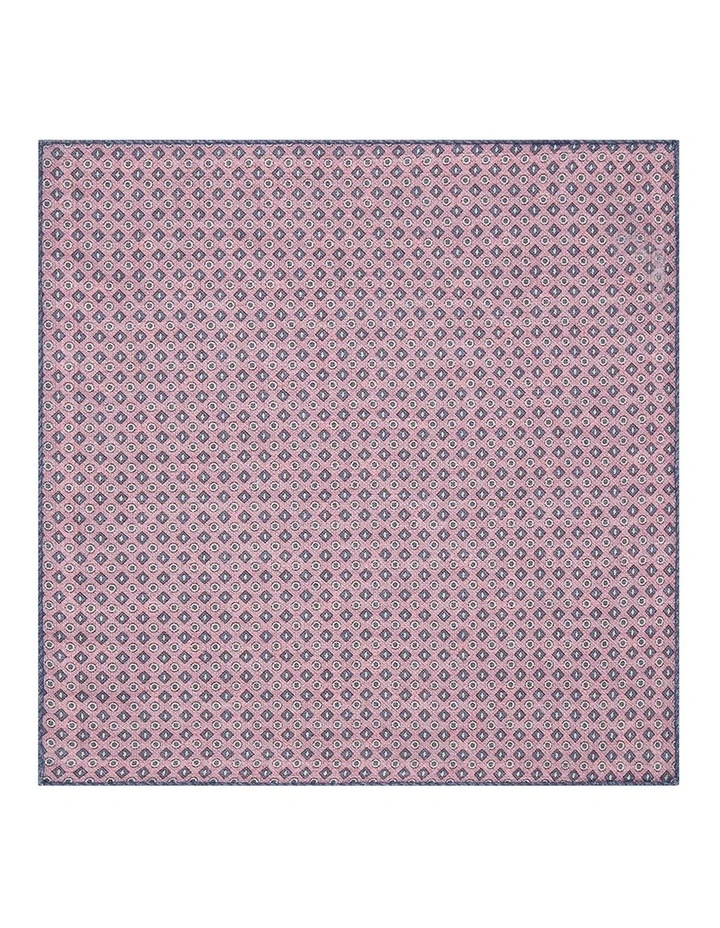Orsini Pocket Square in Blue Pink image 2