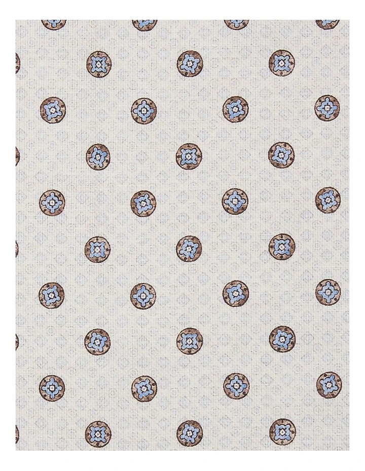 Orsini Pocket Square in Blue White image 4