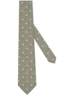 Pasetti Tie in Green Navy White