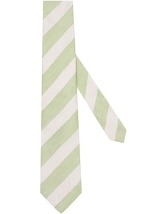 Pembroke Tie in Ivory Green