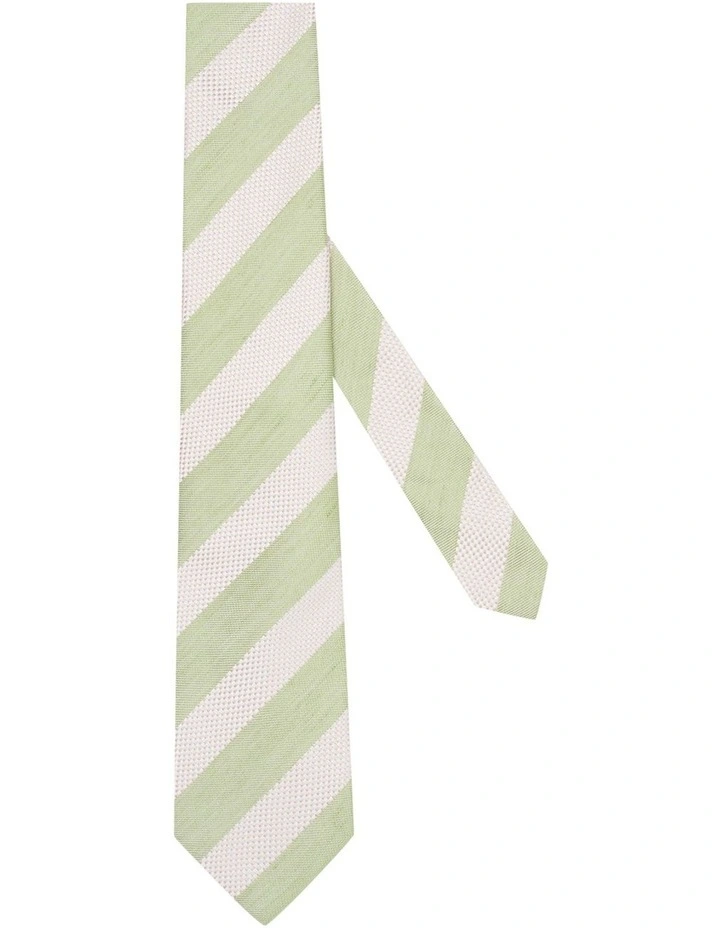Pembroke Tie in Ivory Green image 1